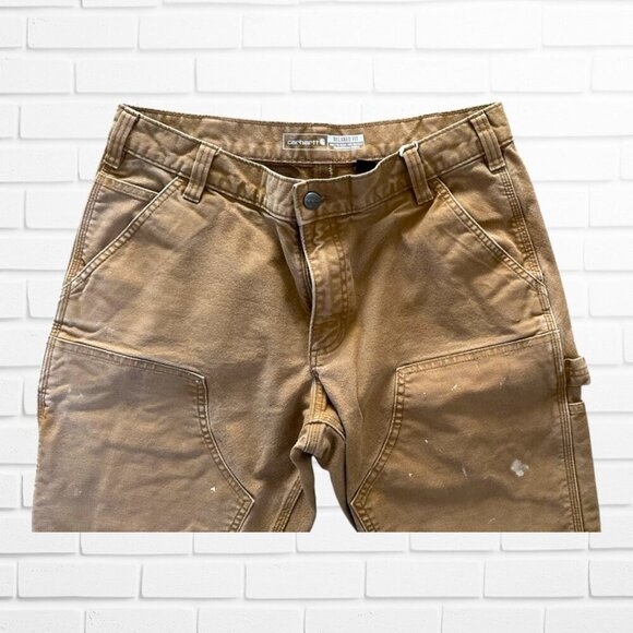 Carhartt Men's Rugged Flex Heavyweight Utility Loggers Jeans 34" Waist - Picture 7 of 11